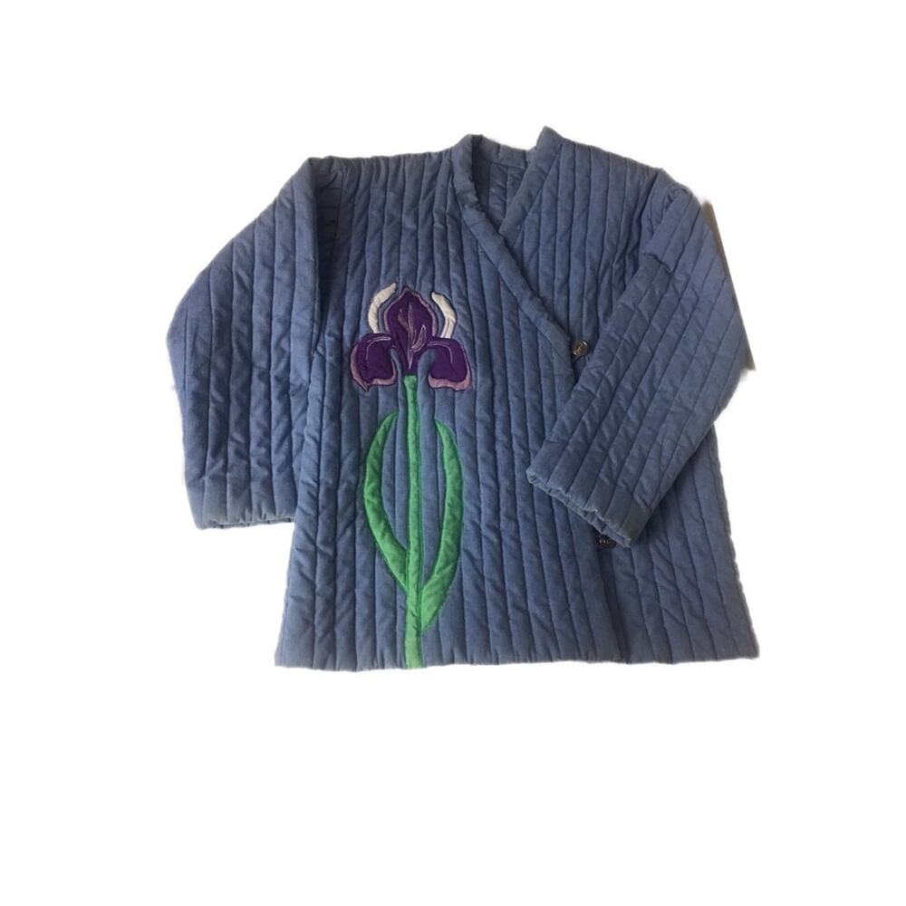 Vintage Blue Quilted Jacket
